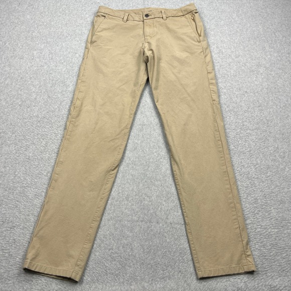 Lululemon Other - Lululemon Commission Pant Slim Men's 32 Khaki Earth Dye Chino Performance M5ACNS